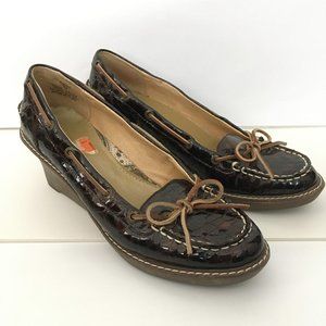 Sperry Brown Wedge heels